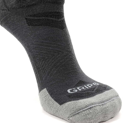 GRIP6 8 Pairs Basalt - Run No Show Runweight Merino Wool Sock