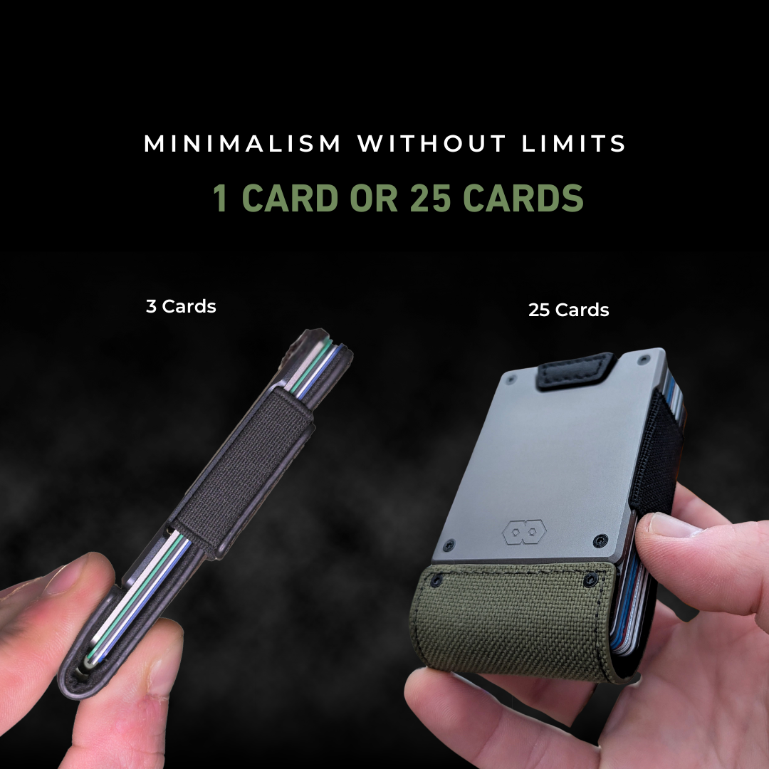 PROOF Wallet | The Oracle | Black Carbon Fiber & Dark Gunmetal