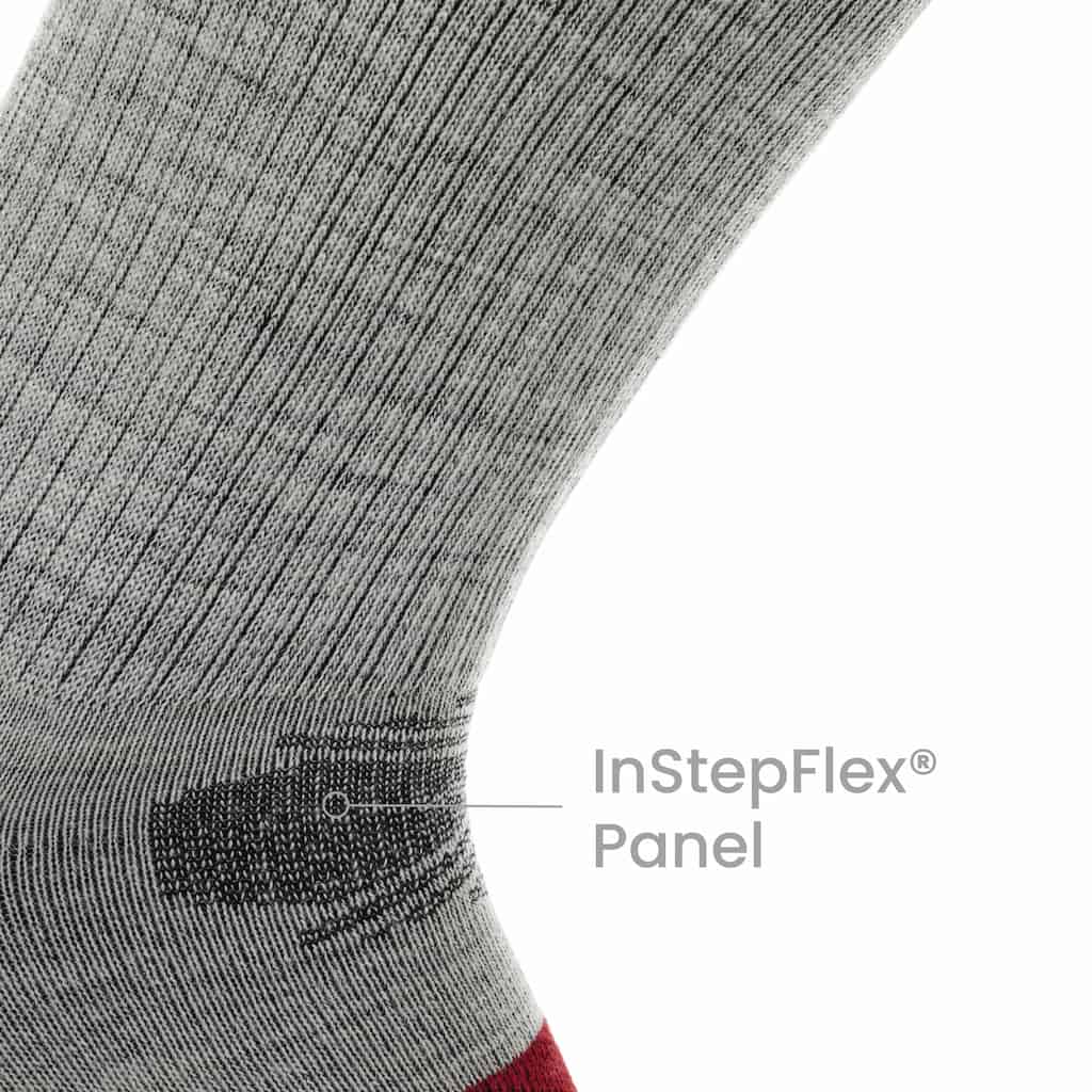 GRIP6 8 Pairs Campfire - Hike Crew Lightweight Merino Wool Sock