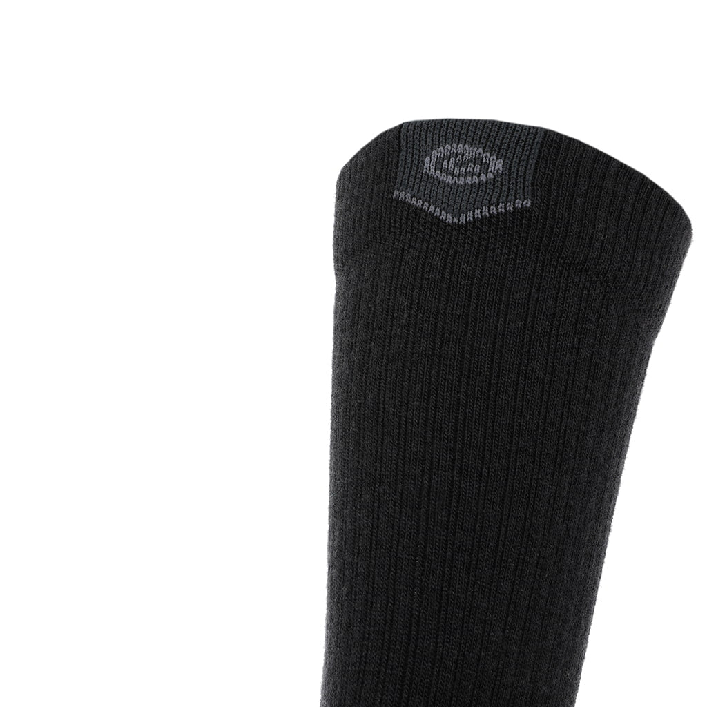 GRIP6 Carbon - Casual Crew Midweight Merino Wool Sock