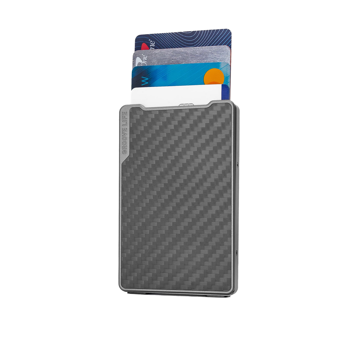 Groove Wallet® Carbon Fiber - Gun Metal