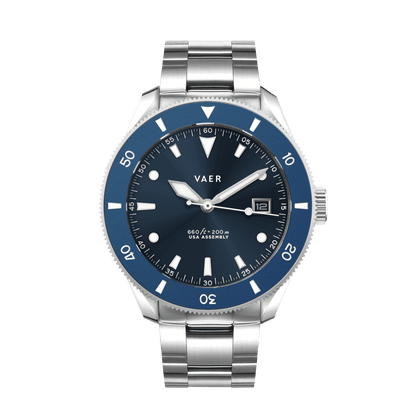 D4 Meridian Navy - Matte USA Solar 42mm