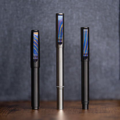 Big Idea Design Titanium Damascus Pen Clip