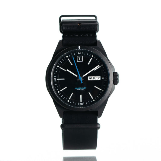 Big Idea Design Ti Field Watch / Solar Driven / Black