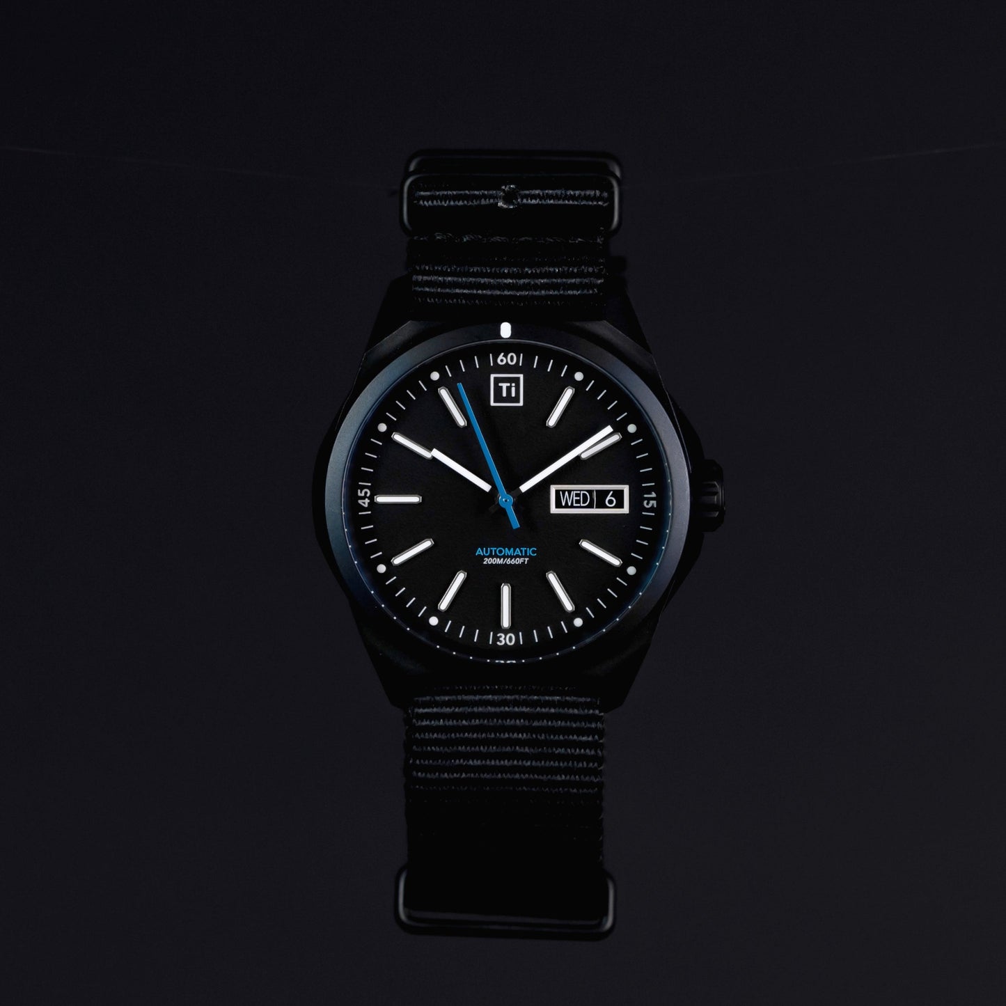 Big Idea Design Ti Field Watch / Automatic / Black