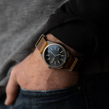 Big Idea Design Ti Field Watch / Automatic / Stonewashed