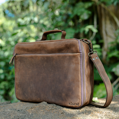 Kodiak Leather Kenai Leather CPAP Travel Bag