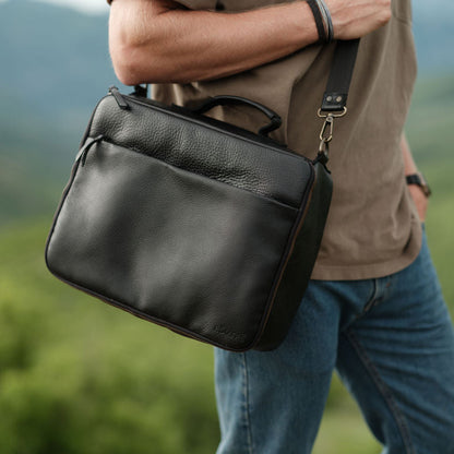 Kodiak Leather Kenai Leather CPAP Travel Bag