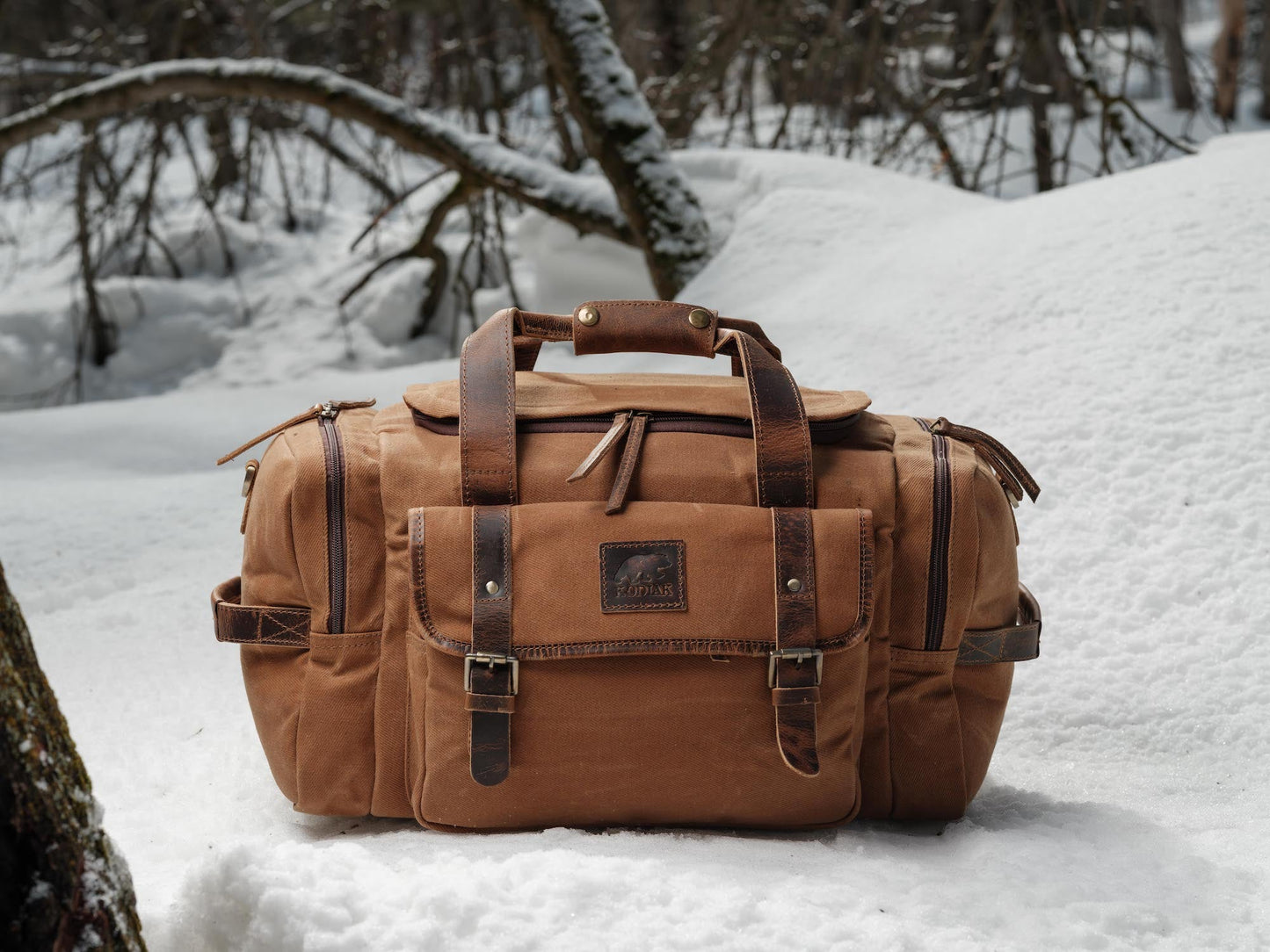 Kodiak Leather 25L Wasatch Duffel