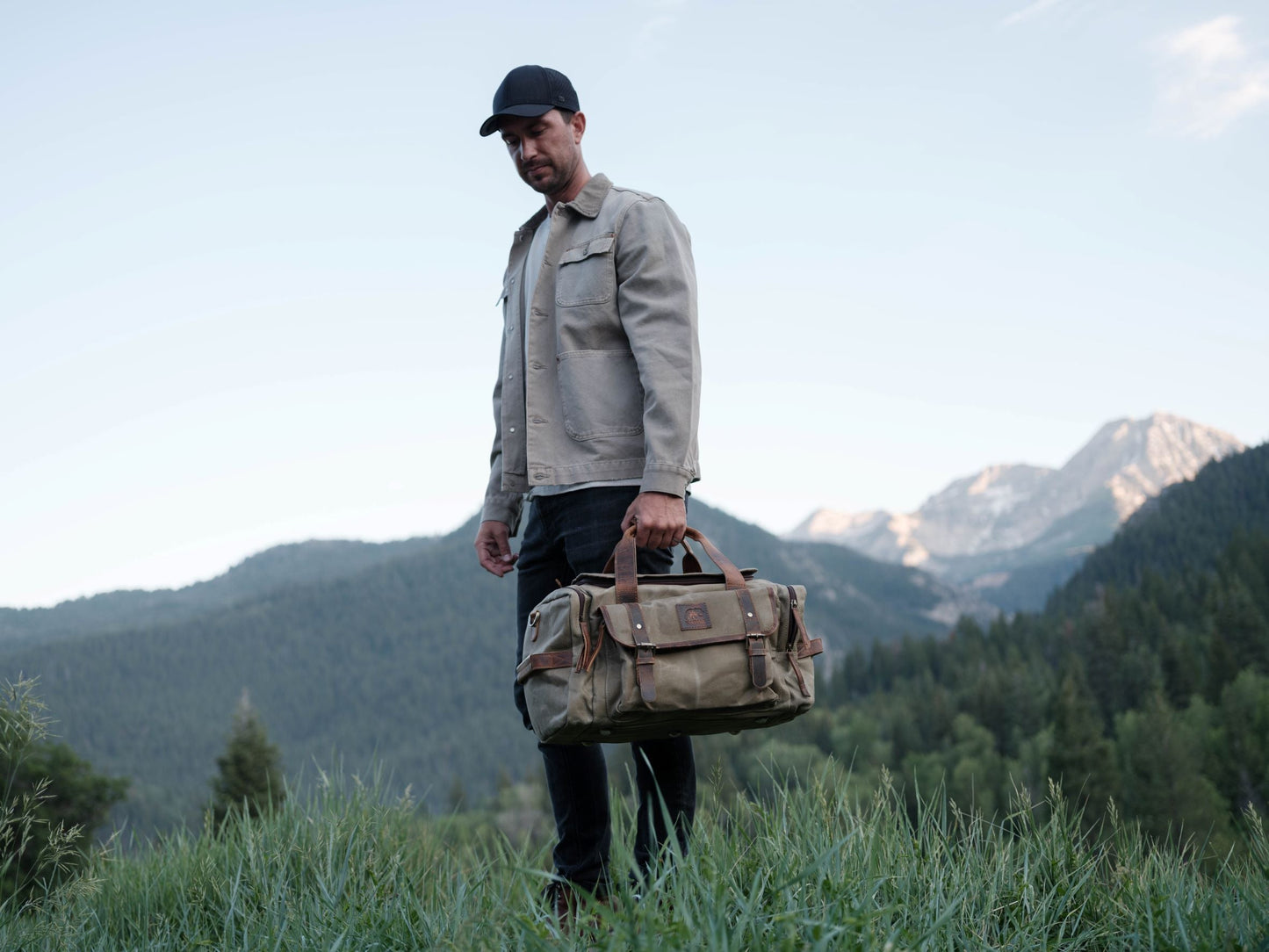 Kodiak Leather 25L Wasatch Duffel