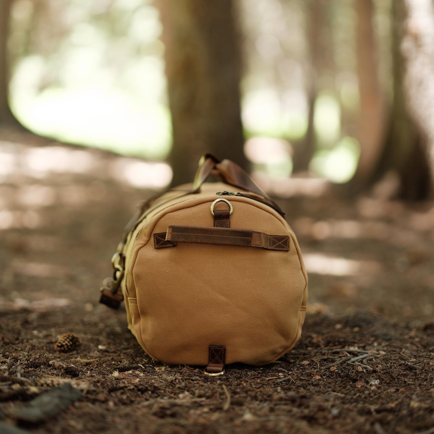 Kodiak Leather 55L Nomad Canvas Duffel