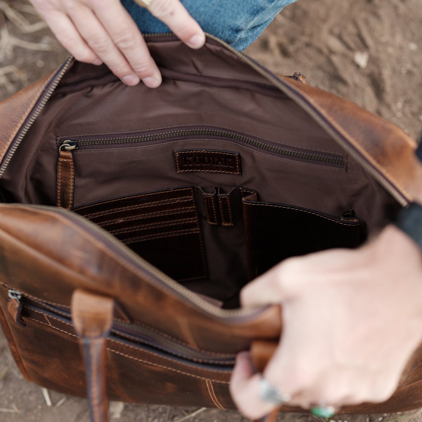 Kodiak Leather CoPilot Bag