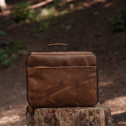 Kodiak Leather Kenai Leather CPAP Travel Bag