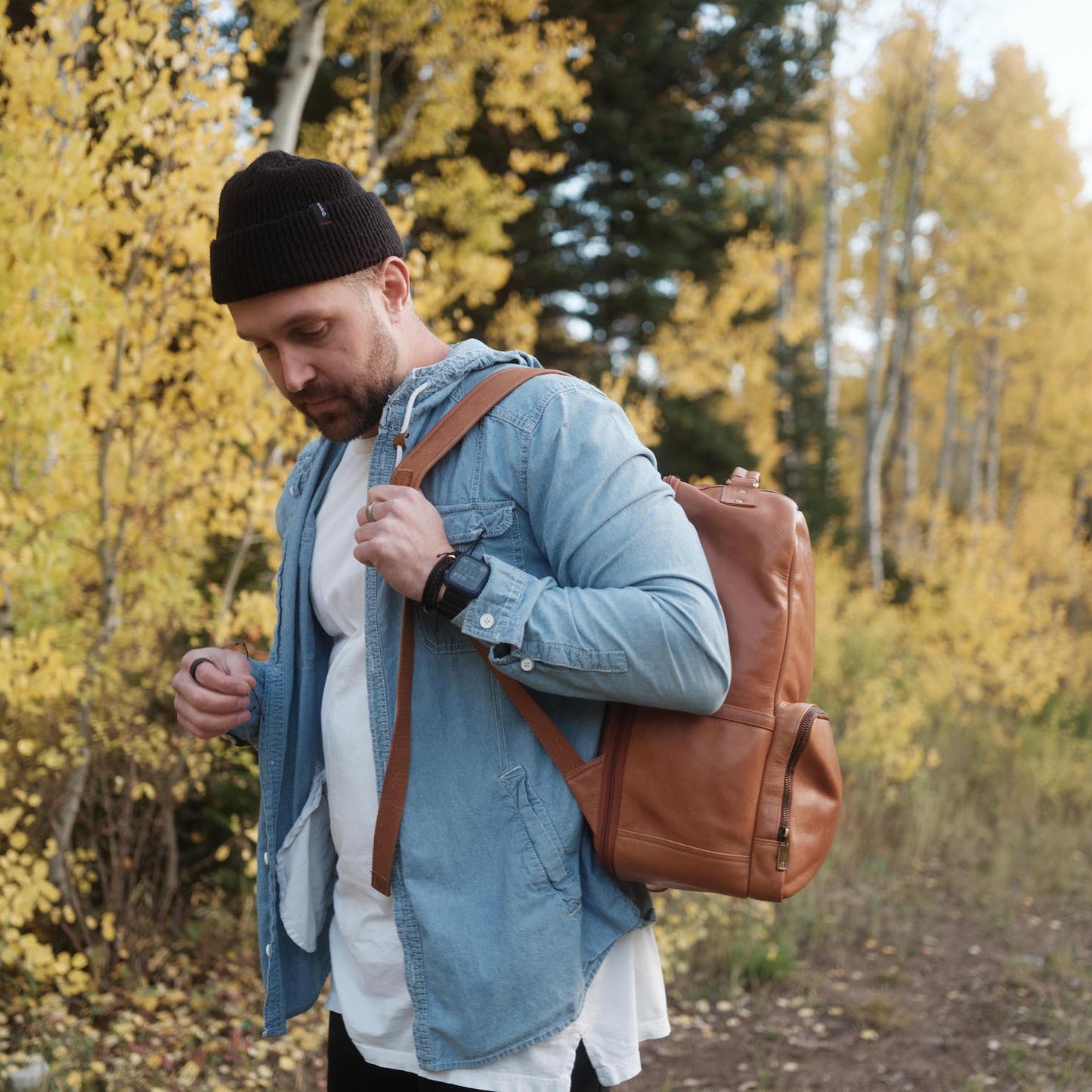 Kodiak Leather Huslia Backpack