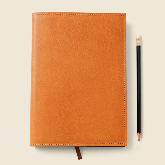 CASUPO Refillable A5 Leather Notebook Cover – Natural