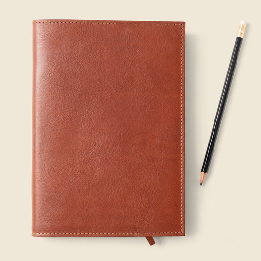 CASUPO Refillable A5 Leather Notebook Cover – Chocolate