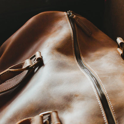 Steel Horse Leather The Dagny Weekender | Large Leather Duffle Bag