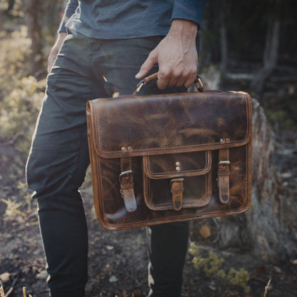 Kodiak Leather Buffalo Leather Briefcase