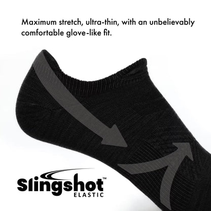 GRIP6 Eclipse - Run No Show Ultralight Merino Wool Sock