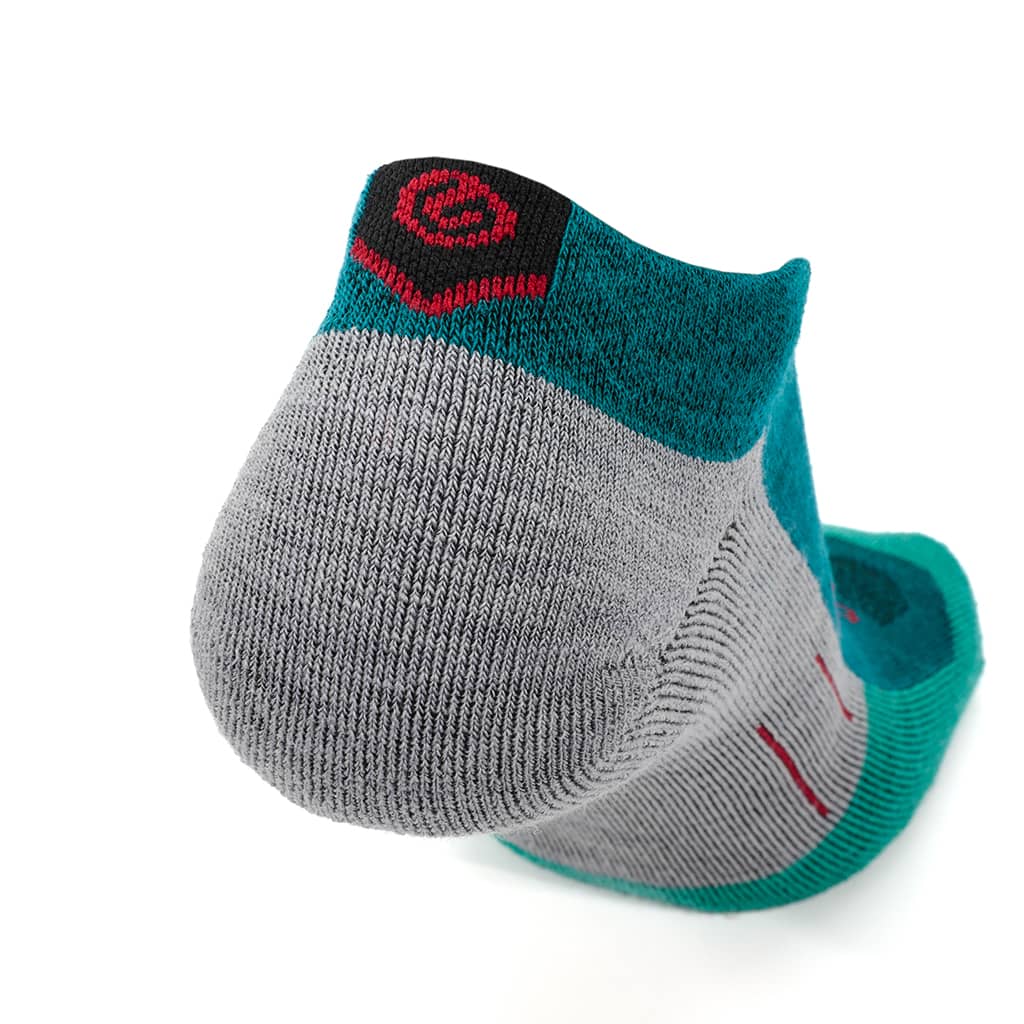 GRIP6 3 Pack Emerald - Run Ankle Midweight Merino Wool Sock