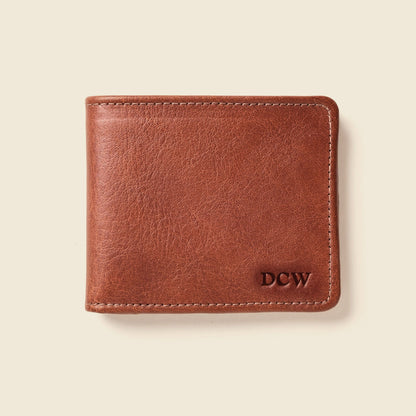 CASUPO Large Billfold Wallet with RFID protection - Chocolate