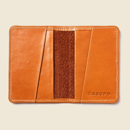 CASUPO Compact Bifold with RFID Protection - Honey