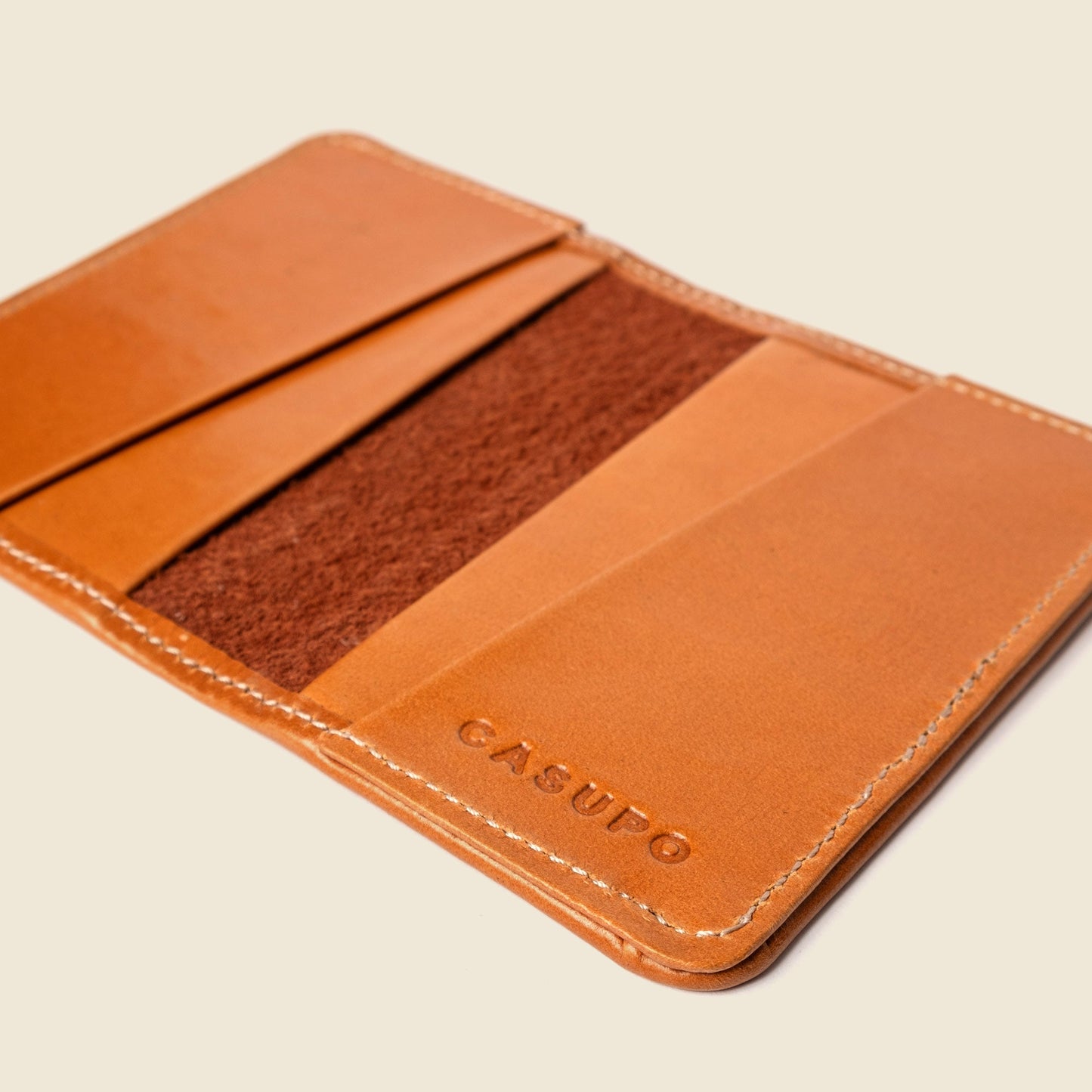 CASUPO Compact Bifold with RFID Protection - Honey