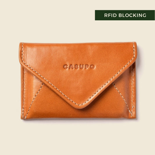 CASUPO Mini Envelope Wallet With RFID protection - Honey