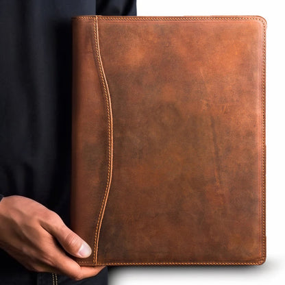 Steel Horse Leather Falit Leather Folio | Handmade Leather Padfolio