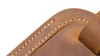 Steel Horse Leather Full Grain Leather Luggage Tag