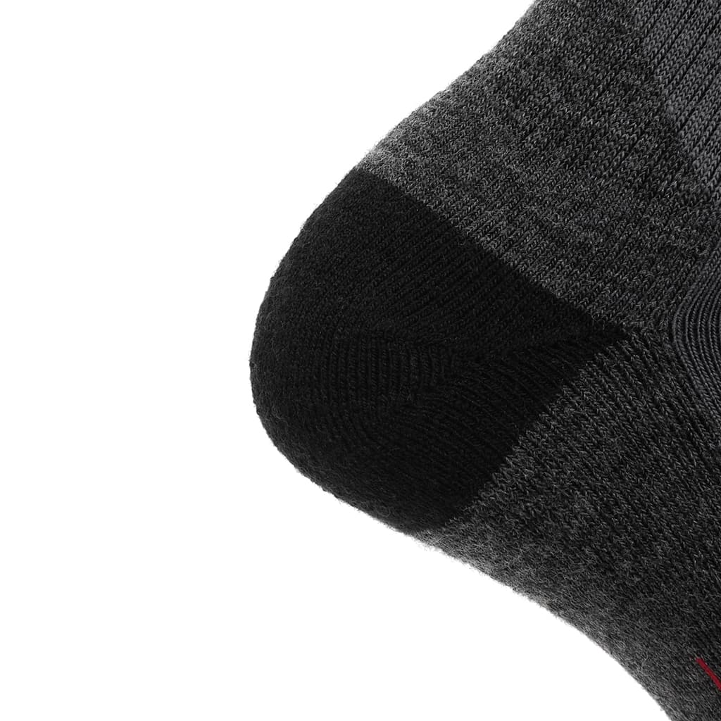 GRIP6 3 Pack Graphite - Hike Crew Midweight Merino Wool Sock