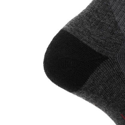 GRIP6 8 Pairs Graphite - Hike Crew Midweight Merino Wool Sock