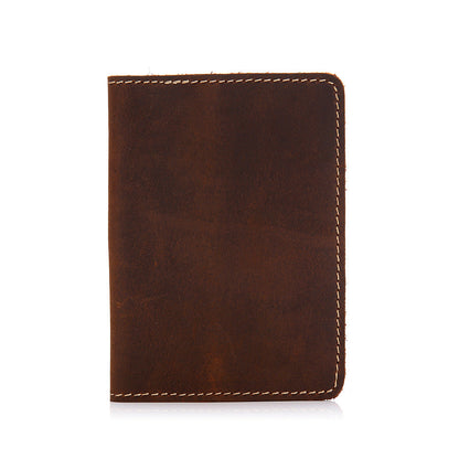 Steel Horse Leather Priam Handmade Leather Passport Cover