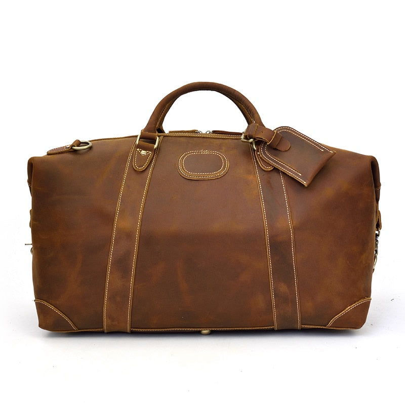 Steel Horse Leather Eira Duffle Bag | Vintage Leather Weekender