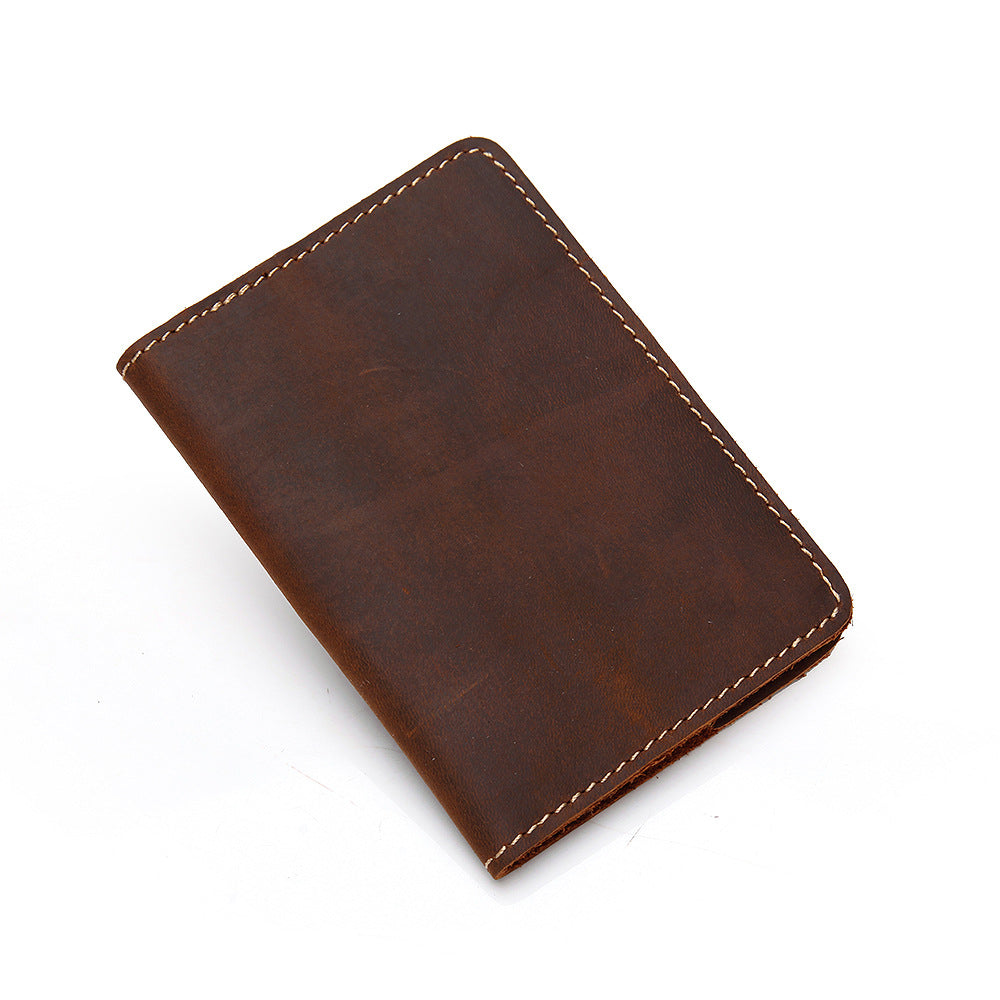 Steel Horse Leather Priam Handmade Leather Passport Cover