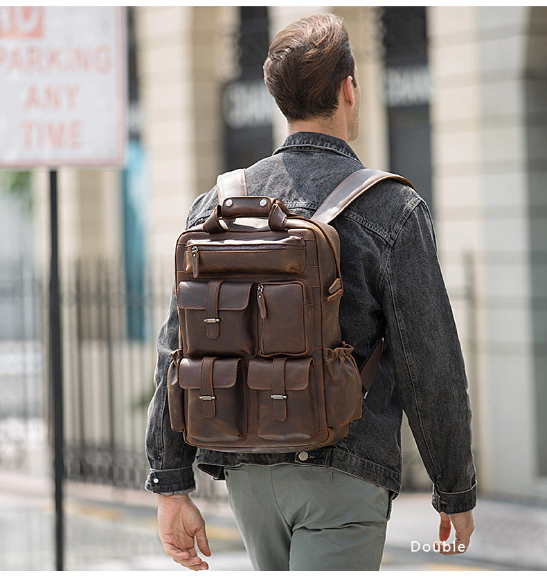 Steel Horse Leather Shelby Backpack | Handmade Genuine Leather Backpack