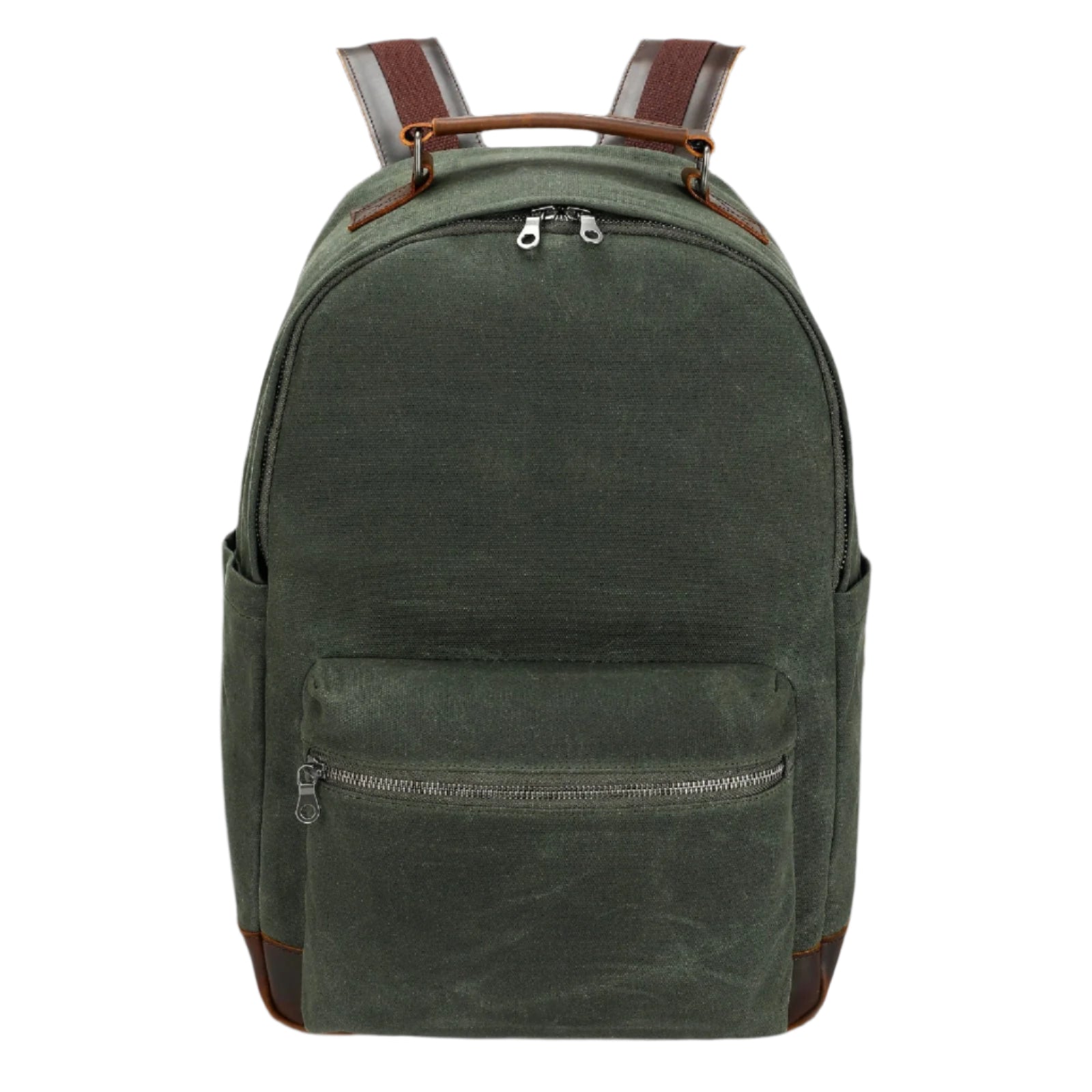 Backpack Blue / Waxed Canvas/ Full-Grain Leather