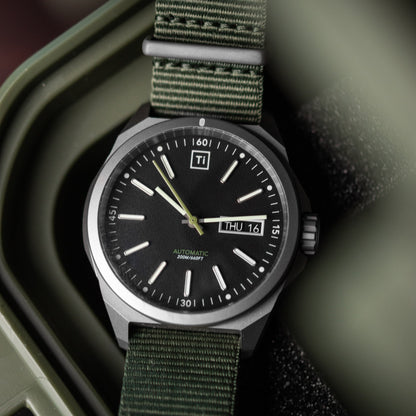Big Idea Design Ti Field Watch / Automatic / Stonewashed
