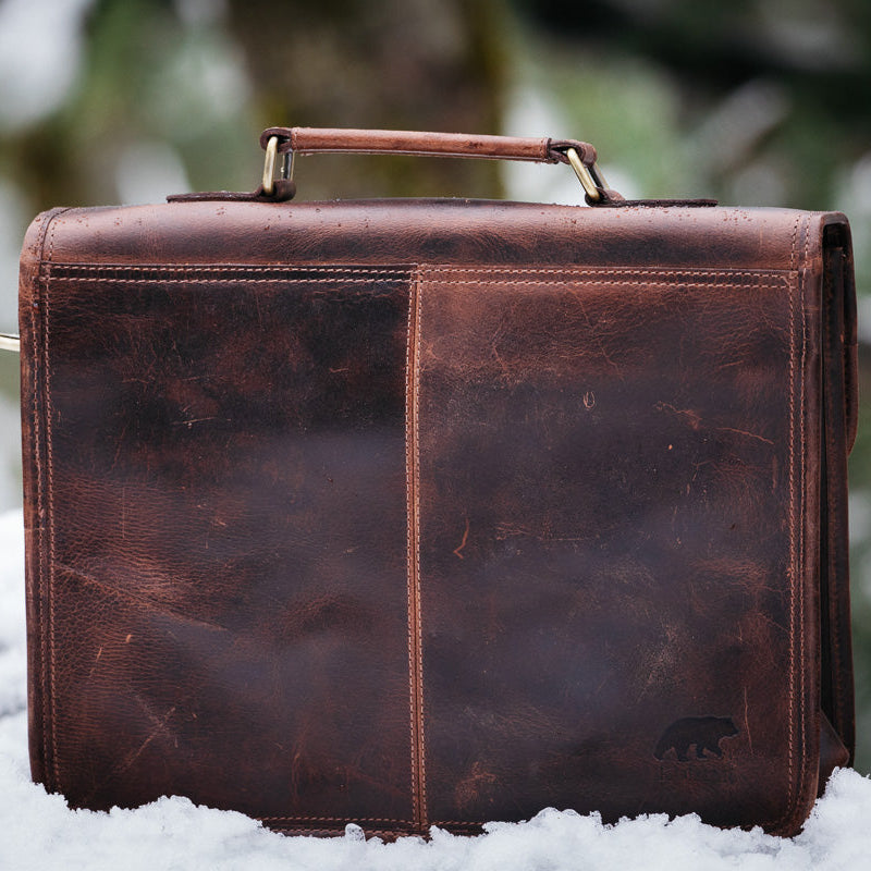 Kodiak Leather Buffalo Leather Briefcase