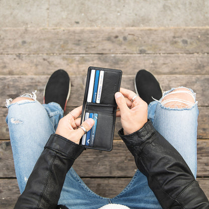 Casupo Large Billfold Wallet - Black