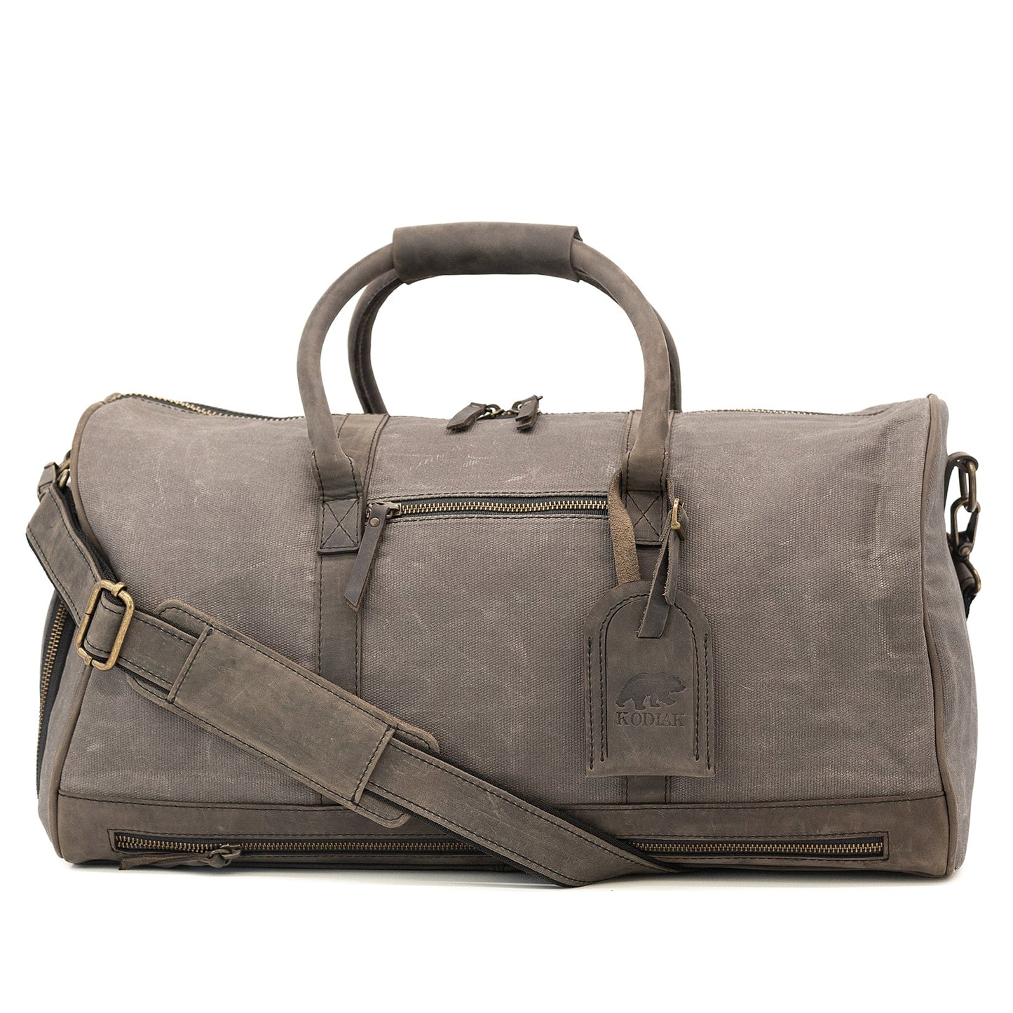 Kodiak Leather 45L Canvas Weekender