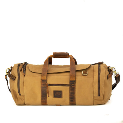 Kodiak Leather 55L Nomad Canvas Duffel