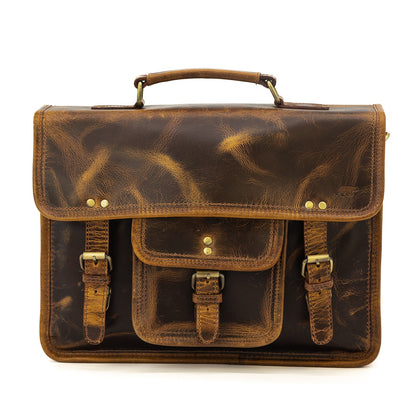Kodiak Leather Buffalo Leather Briefcase