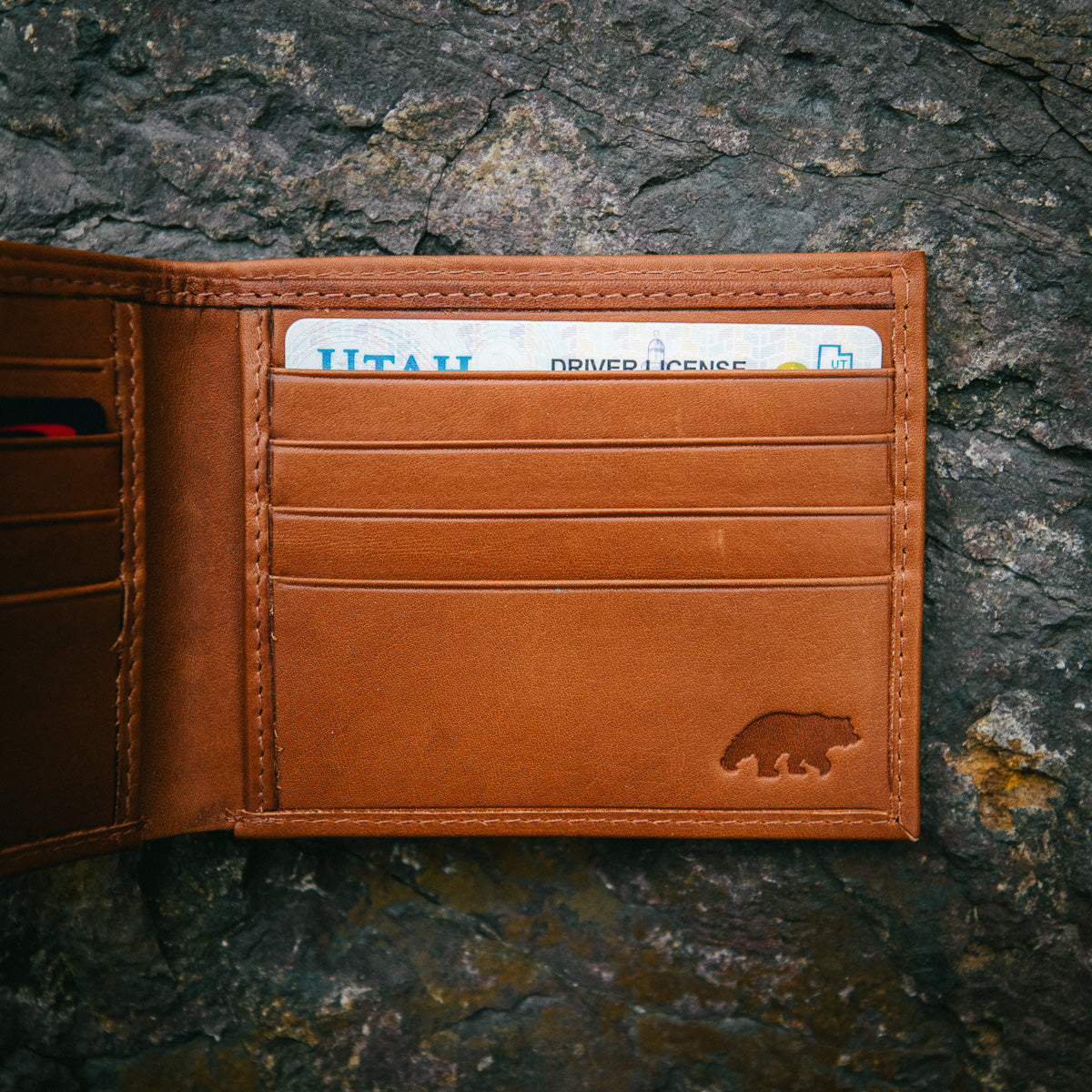 Kodiak Leather Slim RFID Bifold