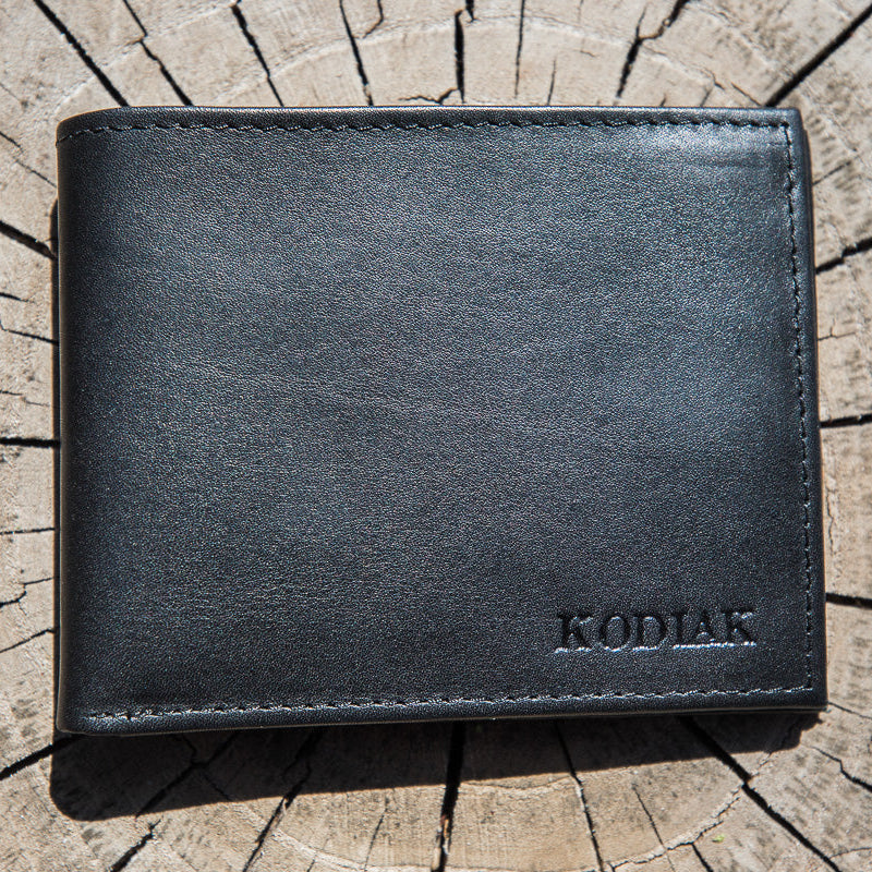 Kodiak Leather Slim RFID Bifold