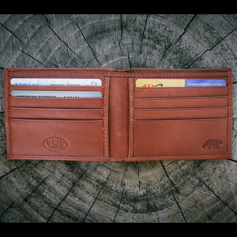 Kodiak Leather Slim RFID Bifold