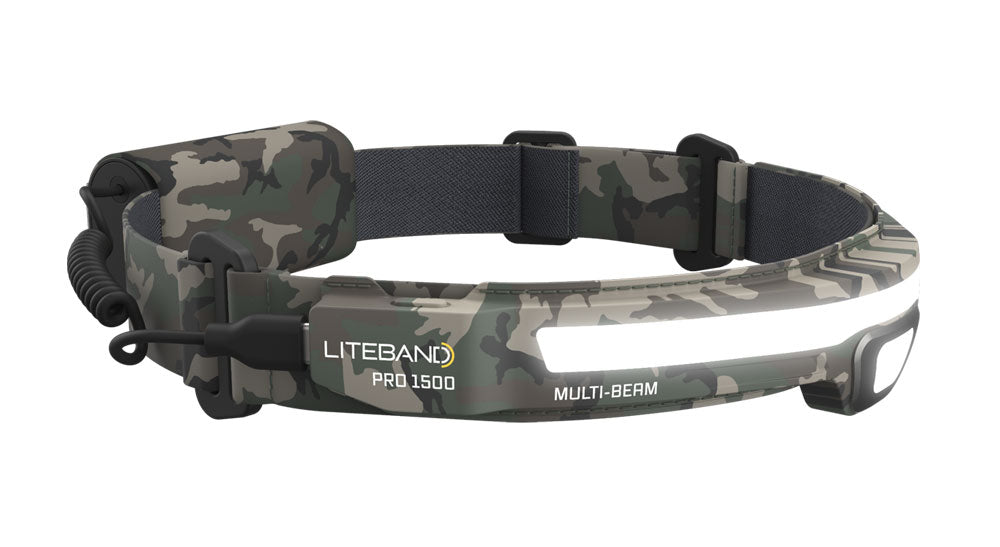 Liteband PRO 1500 LED Multi-Beam Rechargeable Headlamp