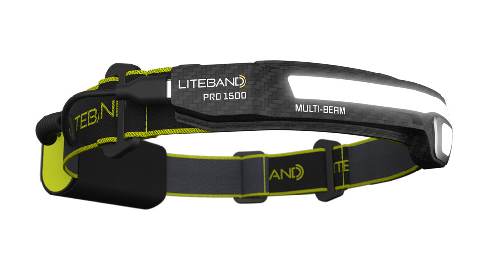 Liteband PRO 1500 LED Multi-Beam Rechargeable Headlamp