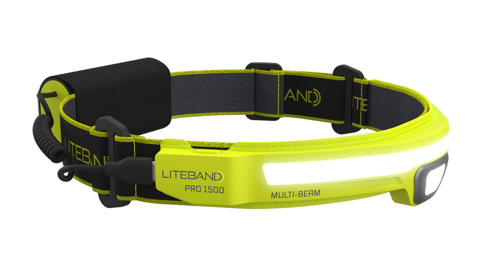 Liteband PRO 1500 LED Multi-Beam Rechargeable Headlamp
