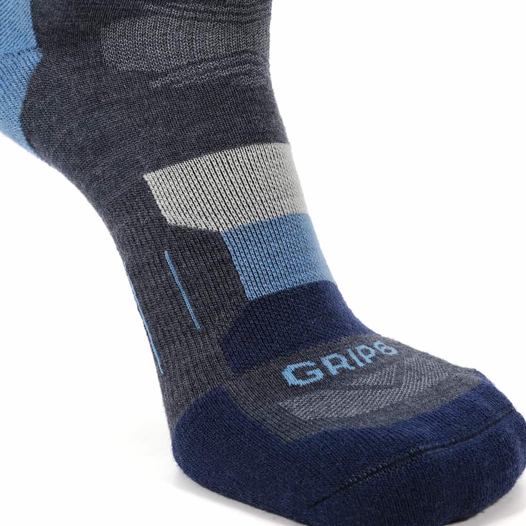 GRIP6 3 Pack Lake - Hike Crew Lightweight Merino Wool Sock